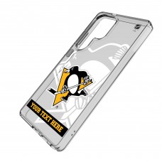 Pittsburgh Penguins Keyscaper Personalized Tilt Design Galaxy Clear Case