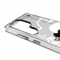 Pittsburgh Penguins Keyscaper Personalized Tilt Design Galaxy Clear Case