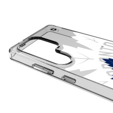 Toronto Maple Leafs Keyscaper Personalized Tilt Design Galaxy Clear Case