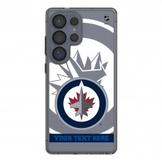 Winnipeg Jets Keyscaper Personalized Tilt Design Galaxy Clear Case
