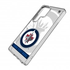 Winnipeg Jets Keyscaper Personalized Tilt Design Galaxy Clear Case