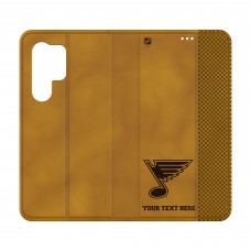 St. Louis Blues Keyscaper Personalized Burn Design Galaxy Folio Case
