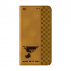 St. Louis Blues Keyscaper Personalized Burn Design Galaxy Folio Case