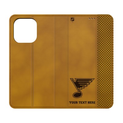 St. Louis Blues Keyscaper Personalized Burn Design iPhone Folio Case
