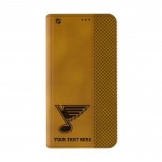 St. Louis Blues Keyscaper Personalized Burn Design iPhone Folio Case