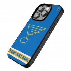 St. Louis Blues Keyscaper Stripe Design Personalized iPhone Bump Case