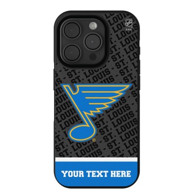 St. Louis Blues Keyscaper Personalized EndZone Plus Design iPhone Bump Case