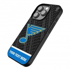 St. Louis Blues Keyscaper Personalized EndZone Plus Design iPhone Bump Case