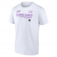 Футболка Carolina Hurricanes NHL Hockey Fights Cancer - White