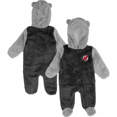 Newborn & Малышам New Jersey Devils Black Game Nap Teddy Fleece Bunting Full-Zip Sleeper Newborn & Малышам New Jersey Devils Black Game Nap Teddy Fleece Bunting Full-Zip Sleeper