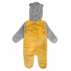 Newborn & Малышам Nashville Predators Gold Game Nap Teddy Fleece Bunting Full-Zip Sleeper