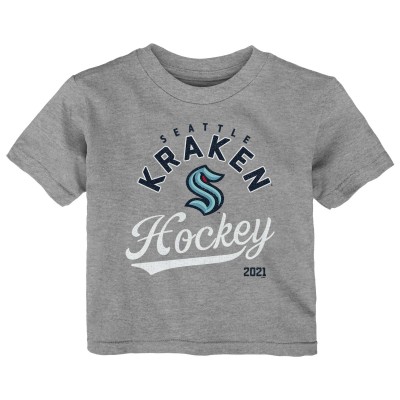 Малышам Seattle Kraken Heather Gray Take The Lead T-Shirt