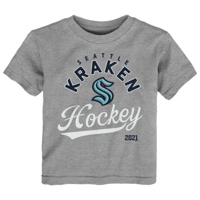 Toddler Seattle Kraken Heather Gray Take the Lead T-Shirt