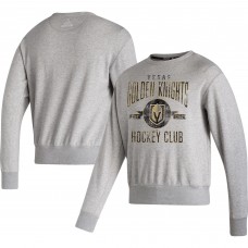 Vegas Golden Knights Adidas Vintage Pullover Sweatshirt - Heathered Gray