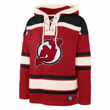 Толстовка Jack Hughes New Jersey Devils 47 Player Lacer - Red