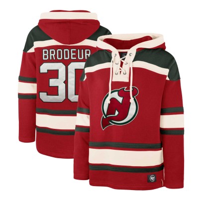 Именная толстовка Martin Brodeur New Jersey Devils 47 Retired - Red