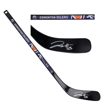Autographed Edmonton Oilers Darnell Nurse Fanatics Authentic Mini Composite Hockey Stick