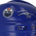 Шлем Darnell Nurse Edmonton Oilers Authentic Autographed Blue Mini