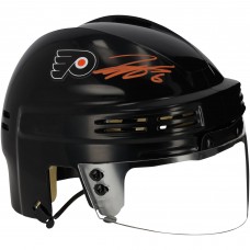 Шлем с автографом Travis Sanheim Philadelphia Flyers Fanatics Authentic Black Mini