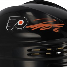 Шлем с автографом Travis Sanheim Philadelphia Flyers Fanatics Authentic Black Mini