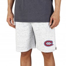 Шорты Montreal Canadiens Concepts Sport Throttle Knit - White/Charcoal