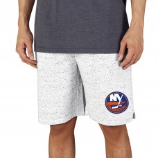 Шорты New York Islanders Concepts Sport Throttle Knit - White/Charcoal