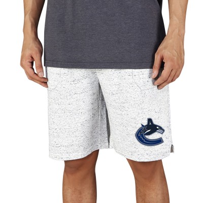 Шорты Vancouver Canucks Concepts Sport Throttle Knit - White/Charcoal