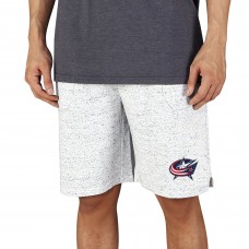 Шорты Columbus Blue Jackets Concepts Sport Throttle Knit - White/Charcoal