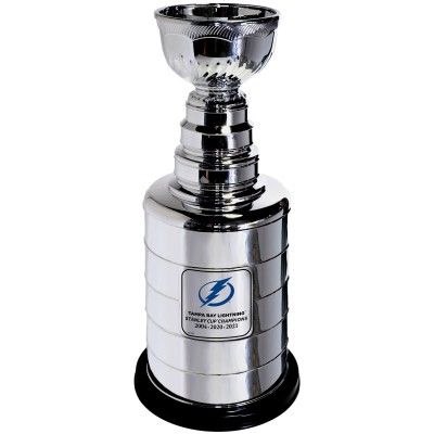 Tampa Bay Lightning 3-Time Stanley Cup Champions 25 Replica Team Trophy