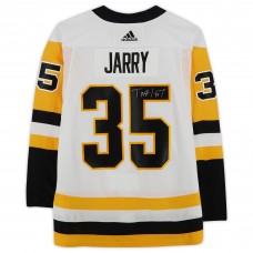 Autographed Pittsburgh Penguins Tristan Jarry Fanatics Authentic White adidas Authentic Jersey Autographed Pittsburgh Penguins Tristan Jarry Fanatics Authentic White adidas Authentic Jersey