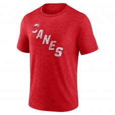 Футболка Carolina Hurricanes Red Wraparound Tri-Blend