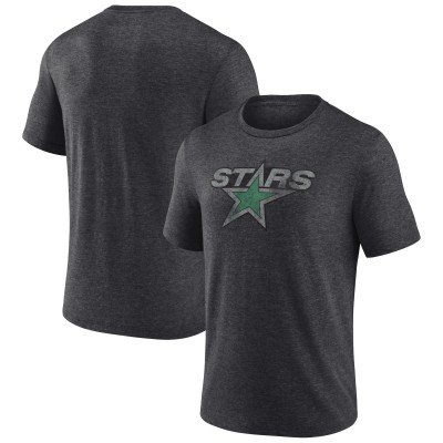 Футболка Dallas Stars Wraparound Tri-Blend - Charcoal