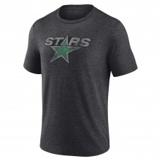 Футболка Dallas Stars Wraparound Tri-Blend - Charcoal