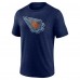 Футболка Edmonton Oilers Navy Wraparound Tri-Blend