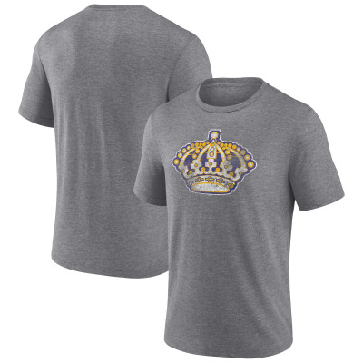 Los Angeles Kings Heather Gray Wraparound Tri-Blend T-Shirt