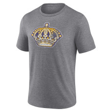 Los Angeles Kings Heather Gray Wraparound Tri-Blend T-Shirt Los Angeles Kings Heather Gray Wraparound Tri-Blend T-Shirt