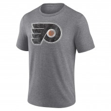 Футболка Philadelphia Flyers Heather Gray Wraparound Tri-Blend Футболка Philadelphia Flyers Heather Gray Wraparound Tri-Blend