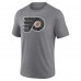 Футболка Philadelphia Flyers Heather Gray Wraparound Tri-Blend
