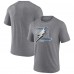 Футболка Tampa Bay Lightning Heather Gray Wraparound Tri-Blend