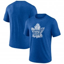Toronto Maple Leafs Blue Wraparound Tri-Blend T-Shirt