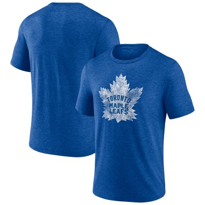 Toronto Maple Leafs Blue Wraparound Tri-Blend T-Shirt