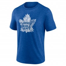 Toronto Maple Leafs Blue Wraparound Tri-Blend T-Shirt
