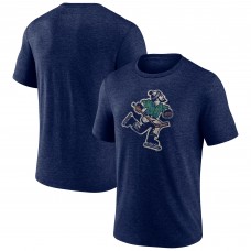 Vancouver Canucks Navy Wraparound Tri-Blend T-Shirt
