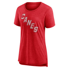 Женская Футболка Carolina Hurricanes Red Slow Whistle Tri-Blend Женская Футболка Carolina Hurricanes Red Slow Whistle Tri-Blend