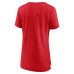 Женская Футболка Carolina Hurricanes Red Slow Whistle Tri-Blend