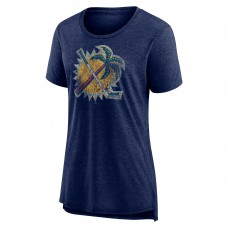 Футболка Женская Florida Panthers Navy Slow Whistle Tri-Blend Футболка Женская Florida Panthers Navy Slow Whistle Tri-Blend