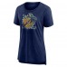 Футболка Женская Florida Panthers Navy Slow Whistle Tri-Blend