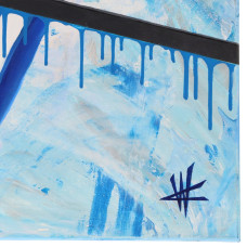 Auston Matthews Toronto Maple Leafs Fanatics Authentic Autographed 36" x 48" Stretched Original Canvas by Artist Cortney Wall - Limited Edition #1 of 1 Auston Matthews Toronto Maple Leafs Fanatics Authentic Autographed 36" x 48" Stretched Original Canvas by Artist Cortney Wall - Limited Edition #1 of 1