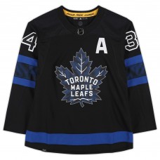 Игровая джерси Autographed Toronto Maple Leafs Auston Matthews Fanatics Authentic Black Adidas Alternate Authentic