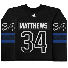 Джерси с автографом Auston Matthews Toronto Maple Leafs Fanatics Authentic Adidas Alternate Authentic - Black Джерси с автографом Auston Matthews Toronto Maple Leafs Fanatics Authentic Adidas Alternate Authentic - Black